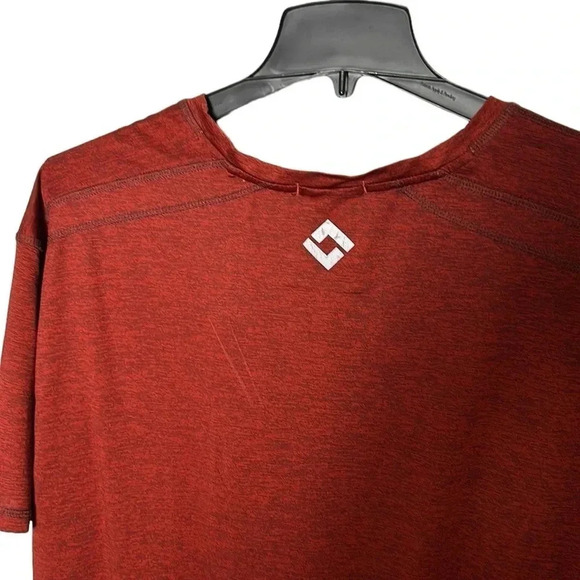 MTL LAB,Project Raw, men XXL t shirt . Red , short sleeve, detail  trim, EC - Picture 9 of 15
